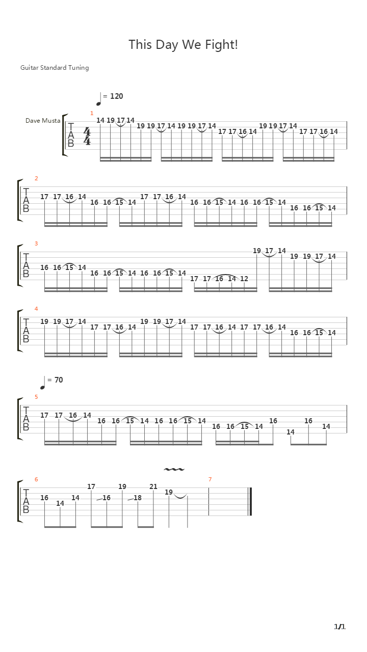 This Day We Fight吉他谱