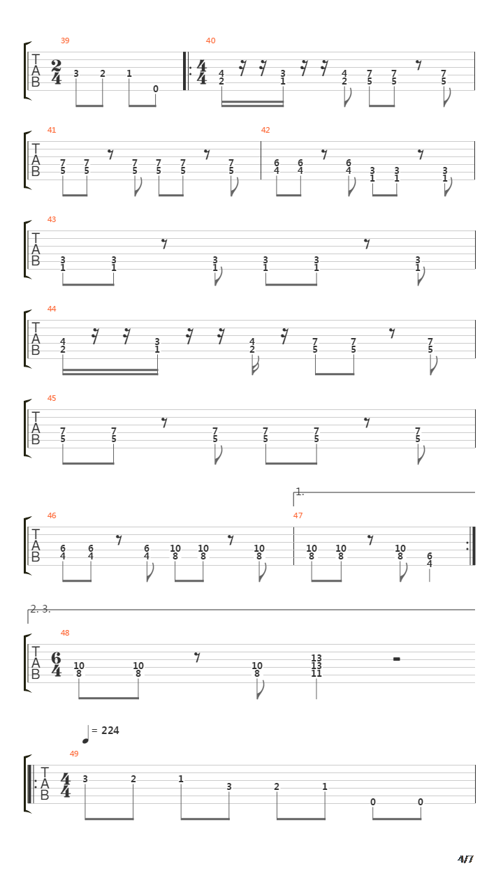 Downbeat Clique吉他谱