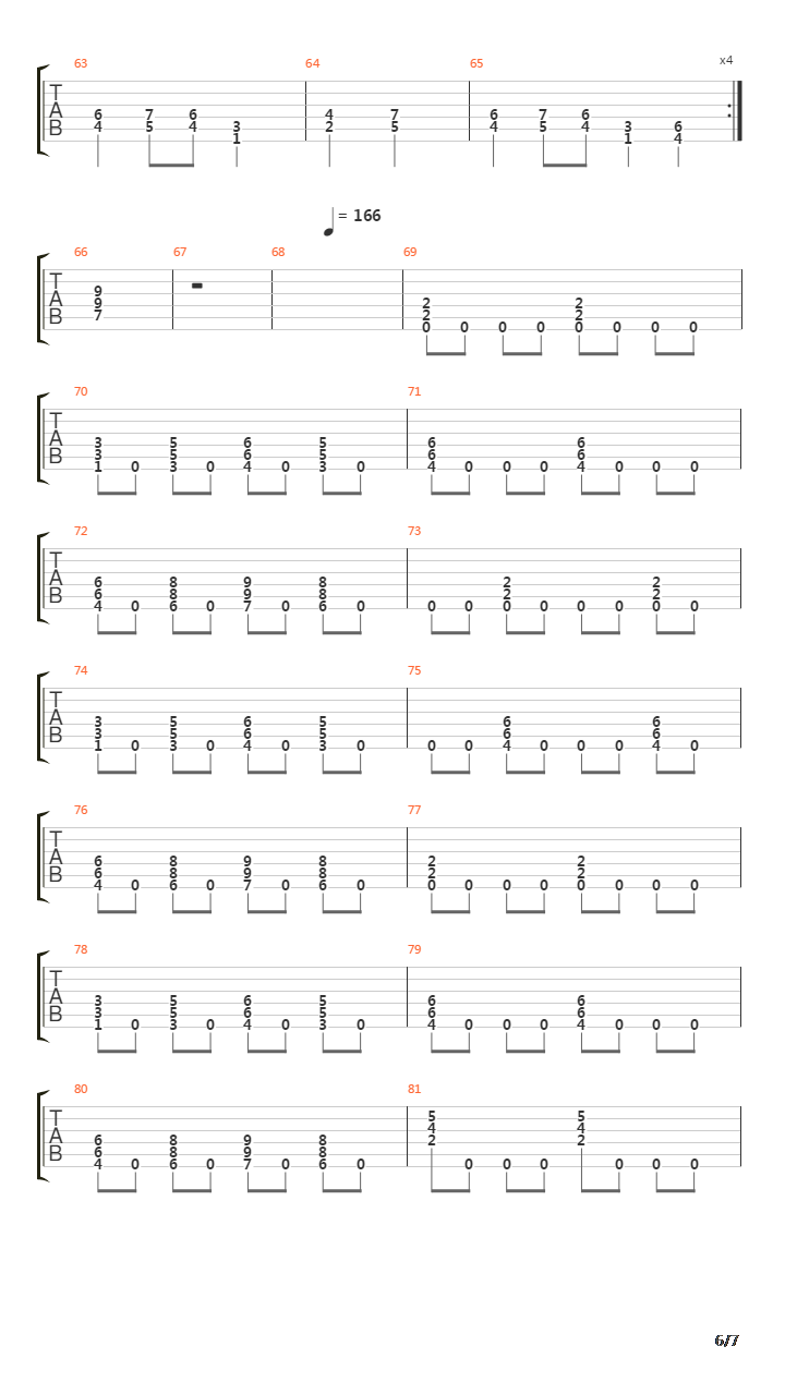 Downbeat Clique吉他谱