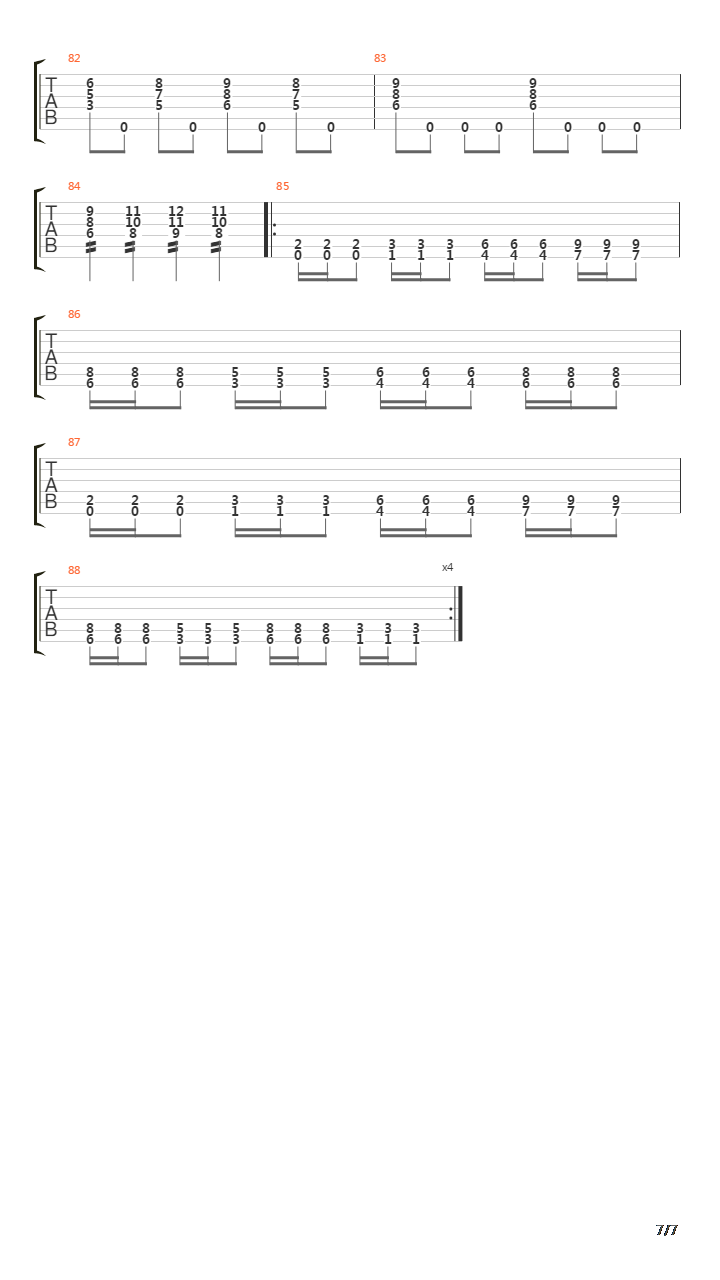 Downbeat Clique吉他谱