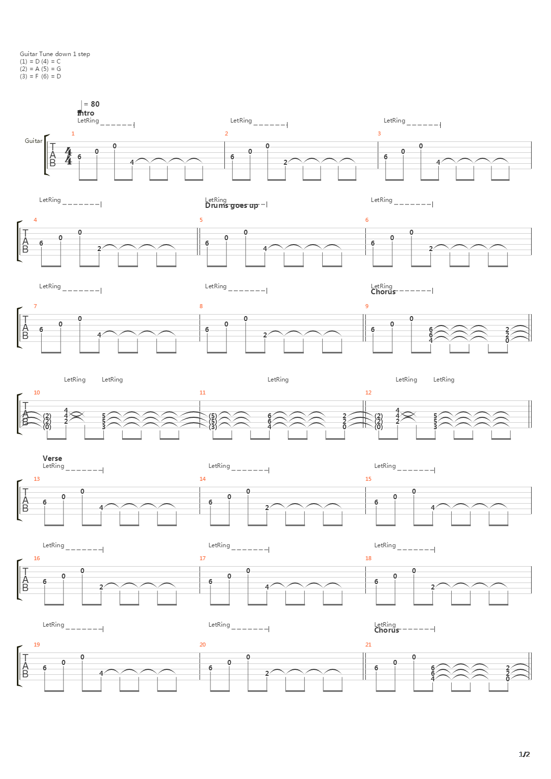 Weltschmerz吉他谱