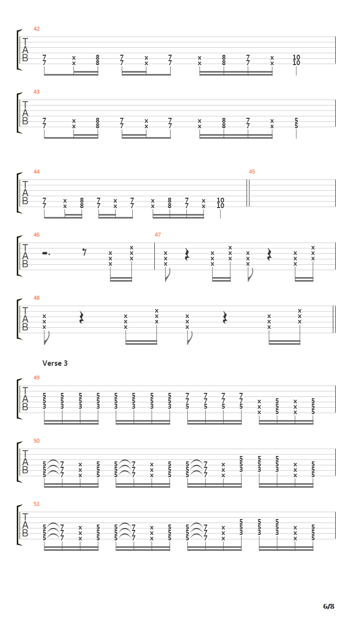 Falls Back On吉他谱