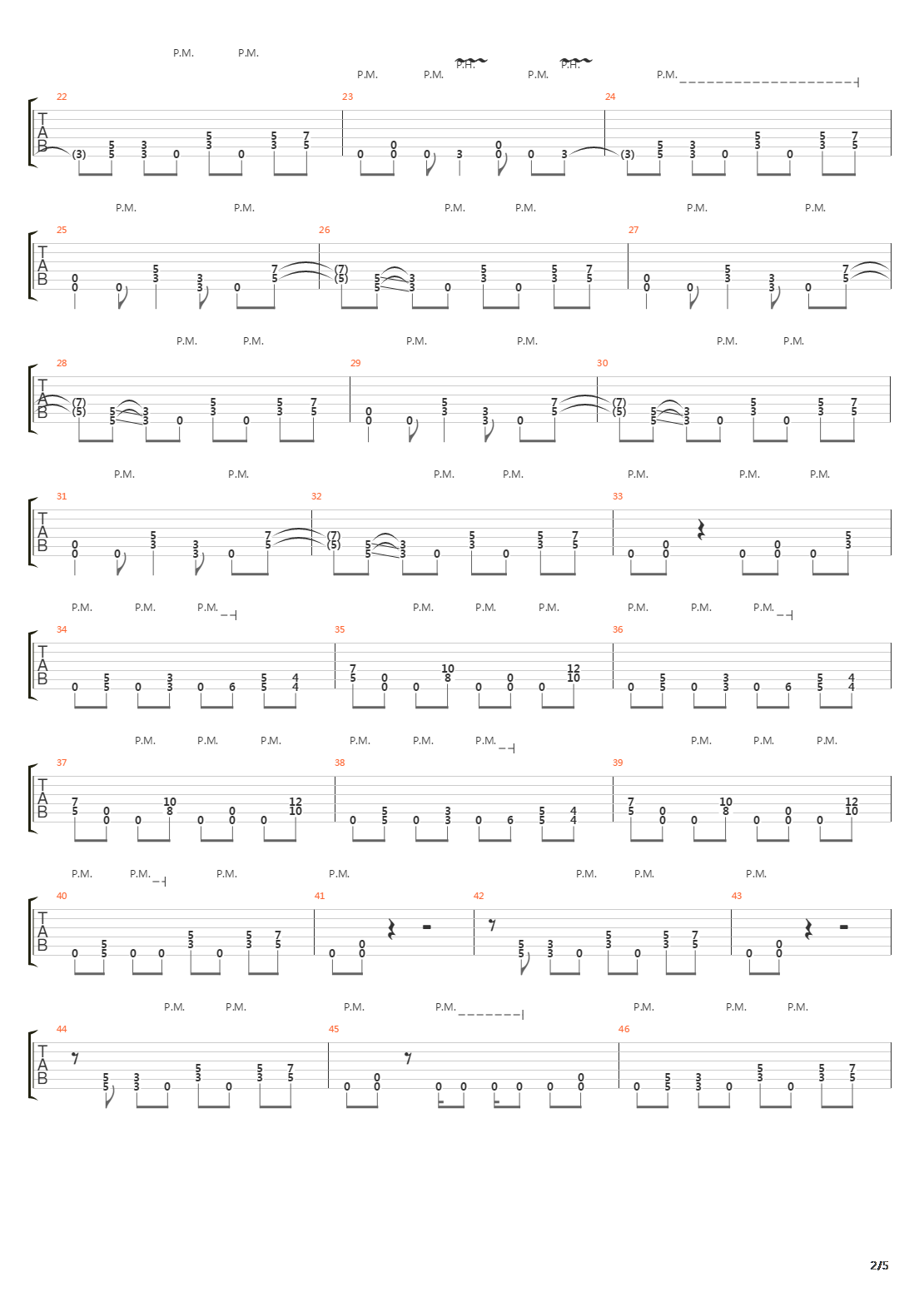 Side Of A Bullet吉他谱