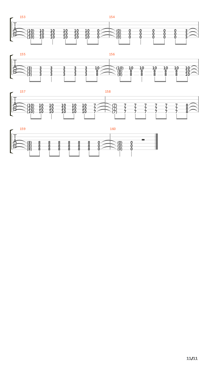 Right Side of the Bed吉他谱