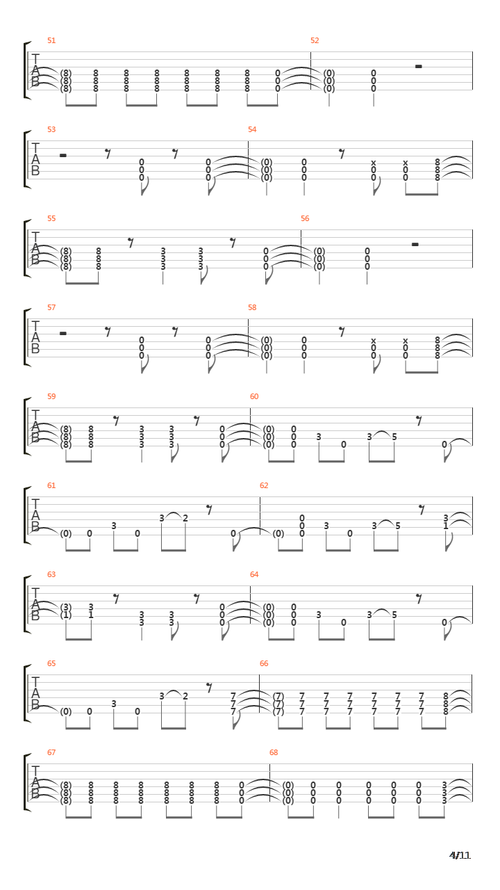 Right Side of the Bed吉他谱