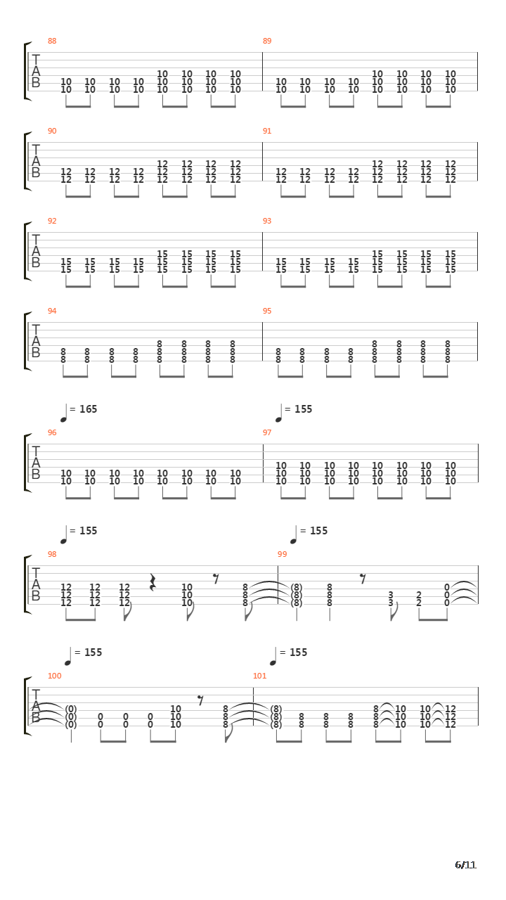 Right Side of the Bed吉他谱