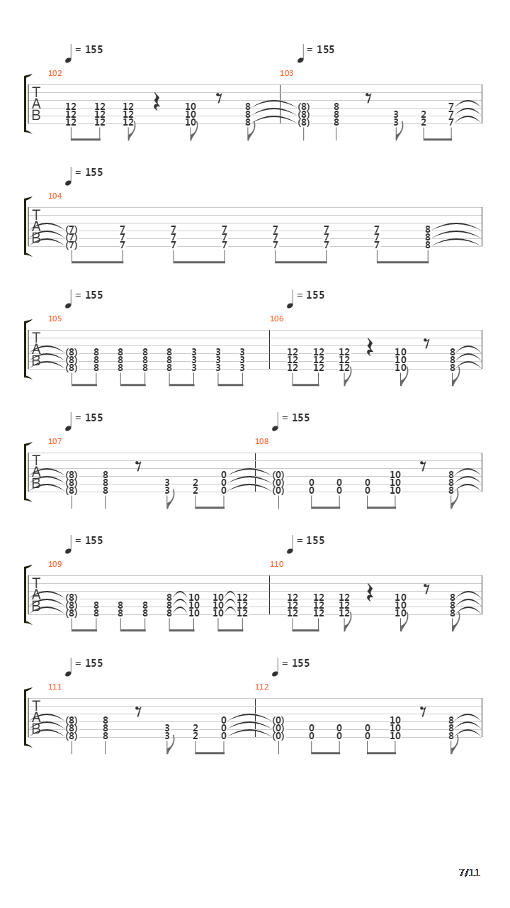 Right Side of the Bed吉他谱