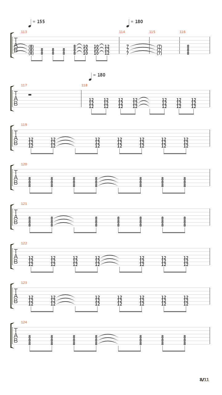 Right Side of the Bed吉他谱