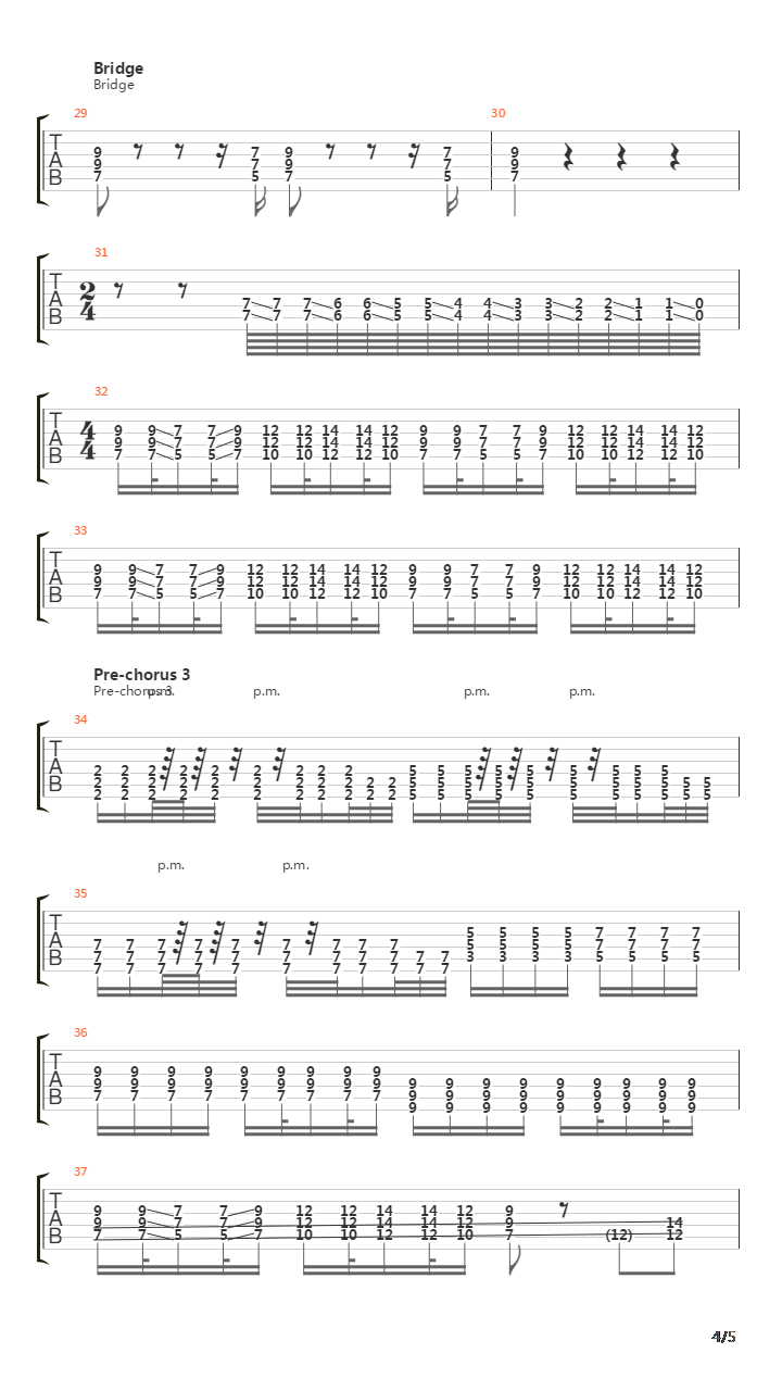 Americana吉他谱