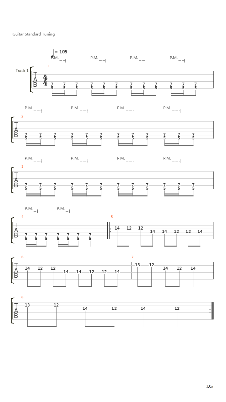 Cant Repeat吉他谱