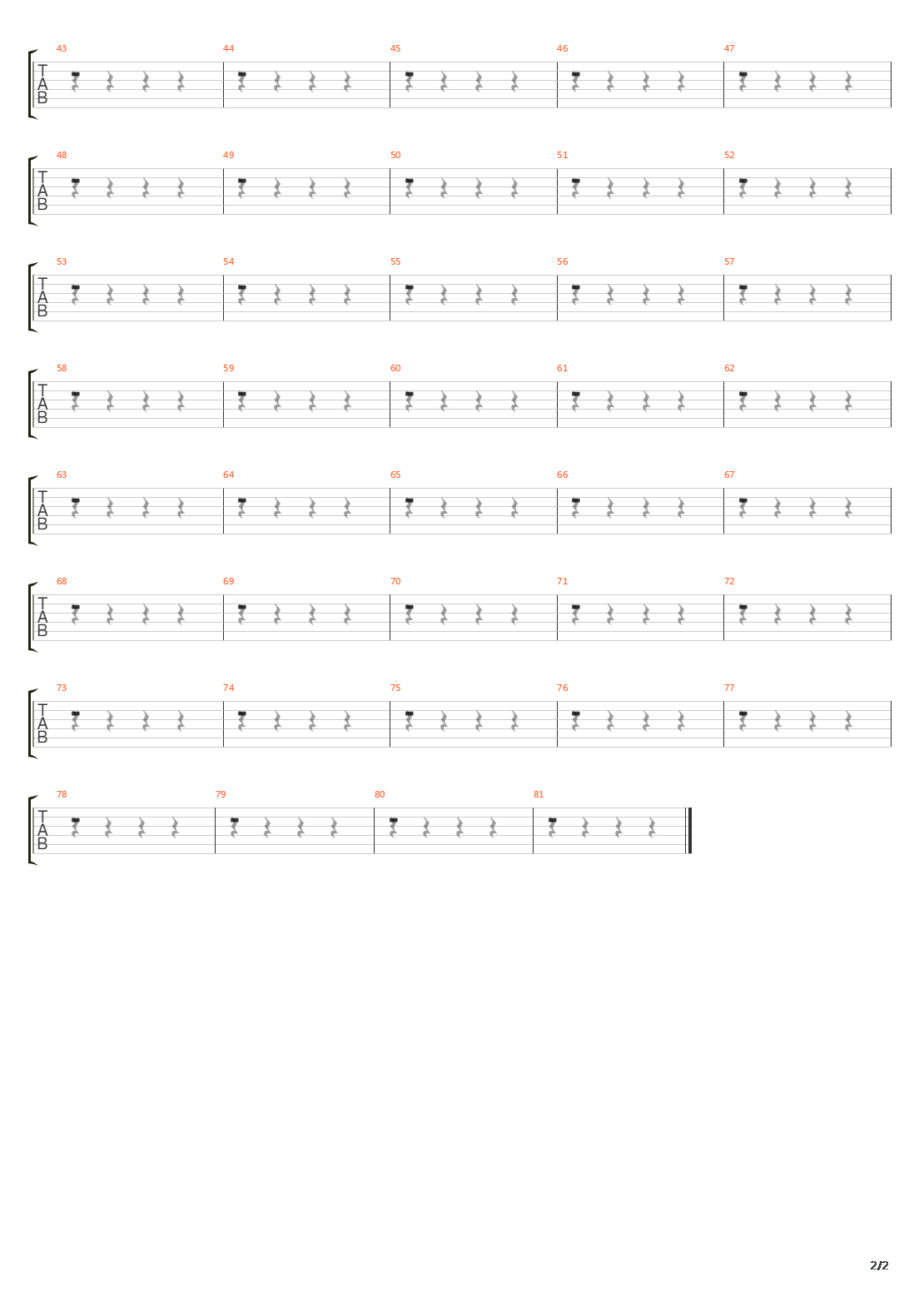 Secrets From The Underground吉他谱