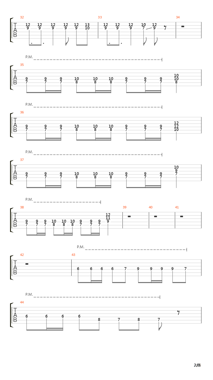 Tehran吉他谱