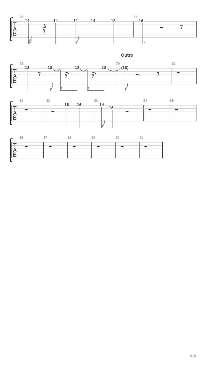 The Meaning Of Life吉他谱