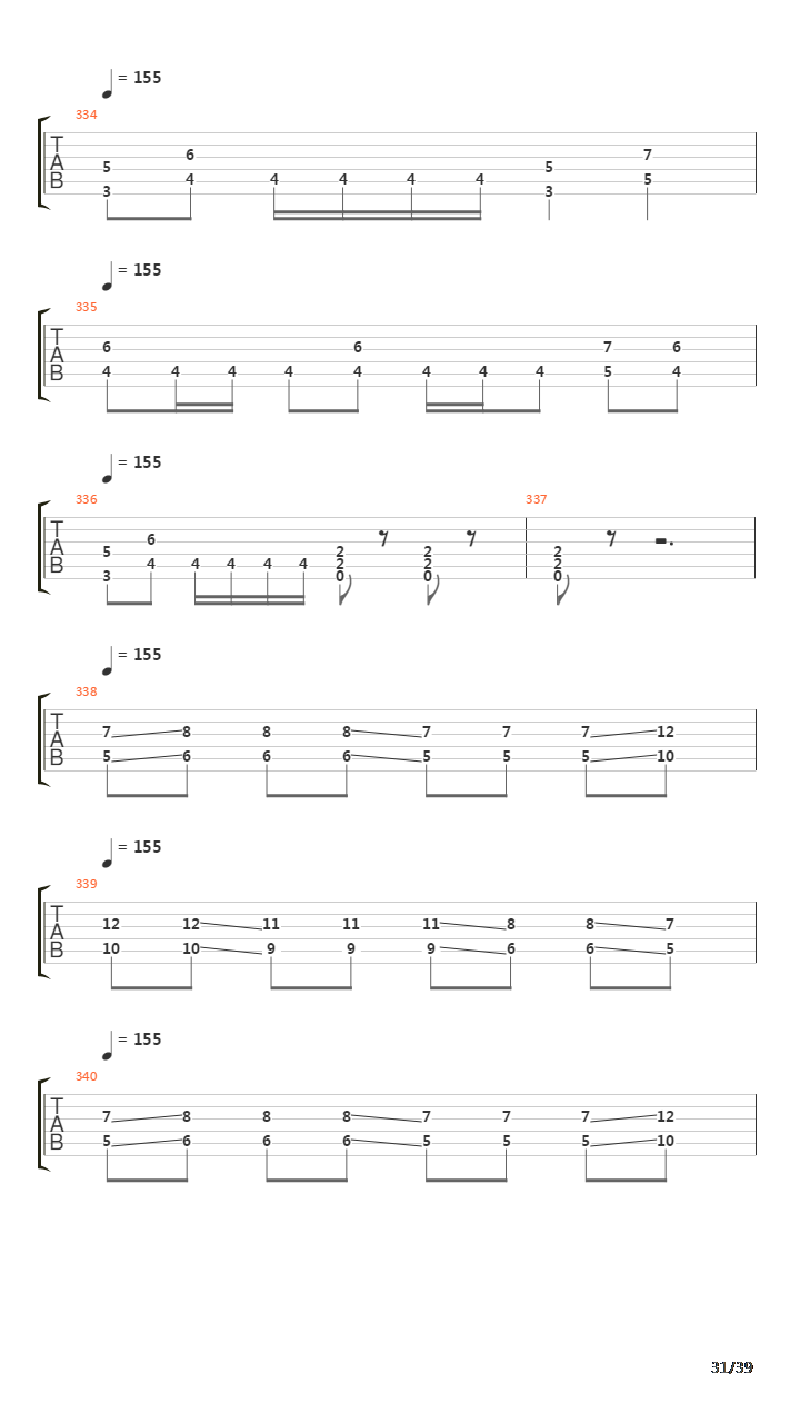 Advent吉他谱