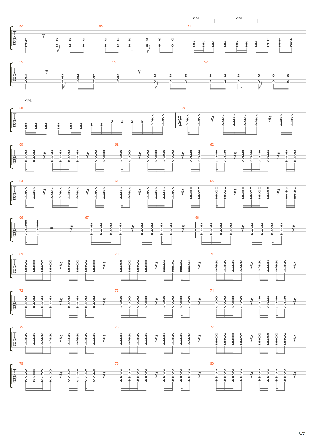 Beneath The Mire吉他谱