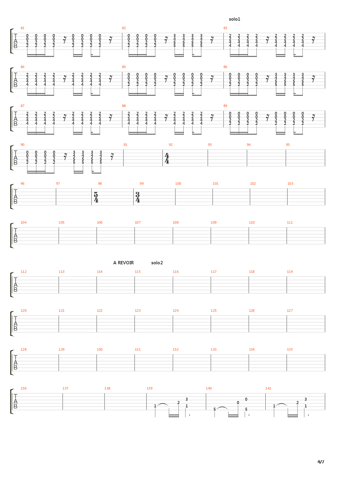 Beneath The Mire吉他谱