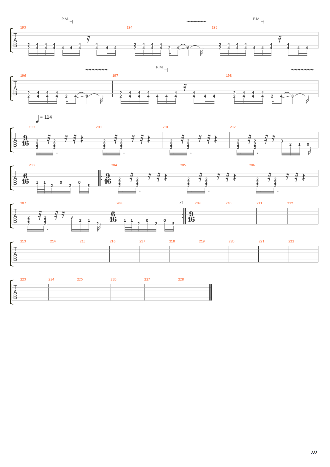 Beneath The Mire吉他谱