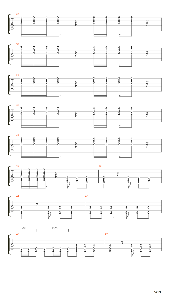 Beneath The Mire吉他谱