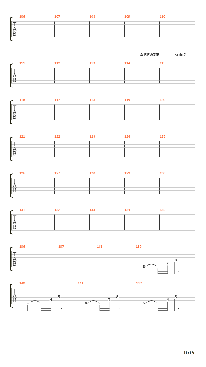 Beneath The Mire吉他谱