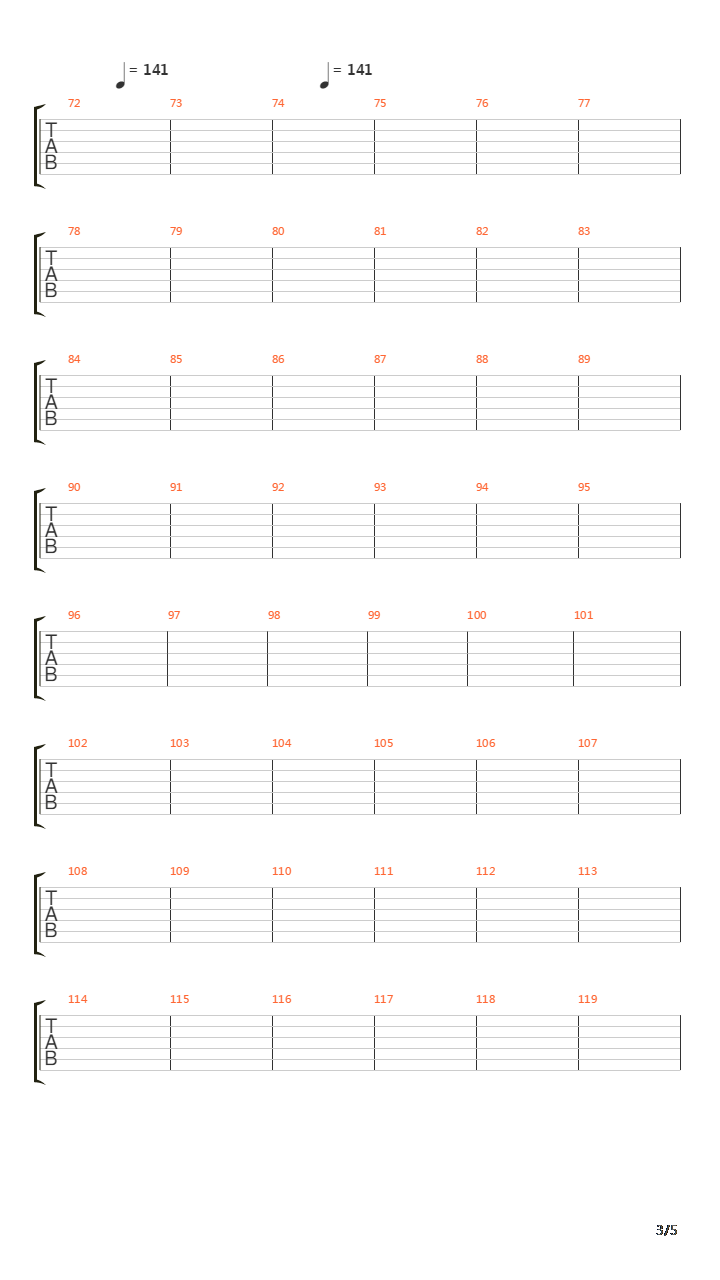 Circle Of The Tyrant吉他谱