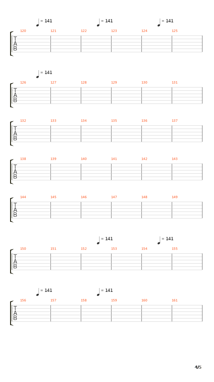 Circle Of The Tyrant吉他谱