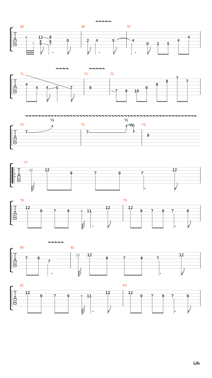 Epilogue吉他谱