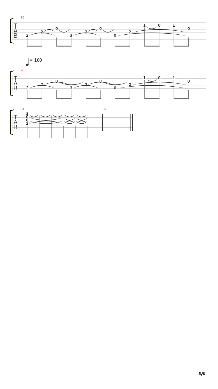 Nectar吉他谱