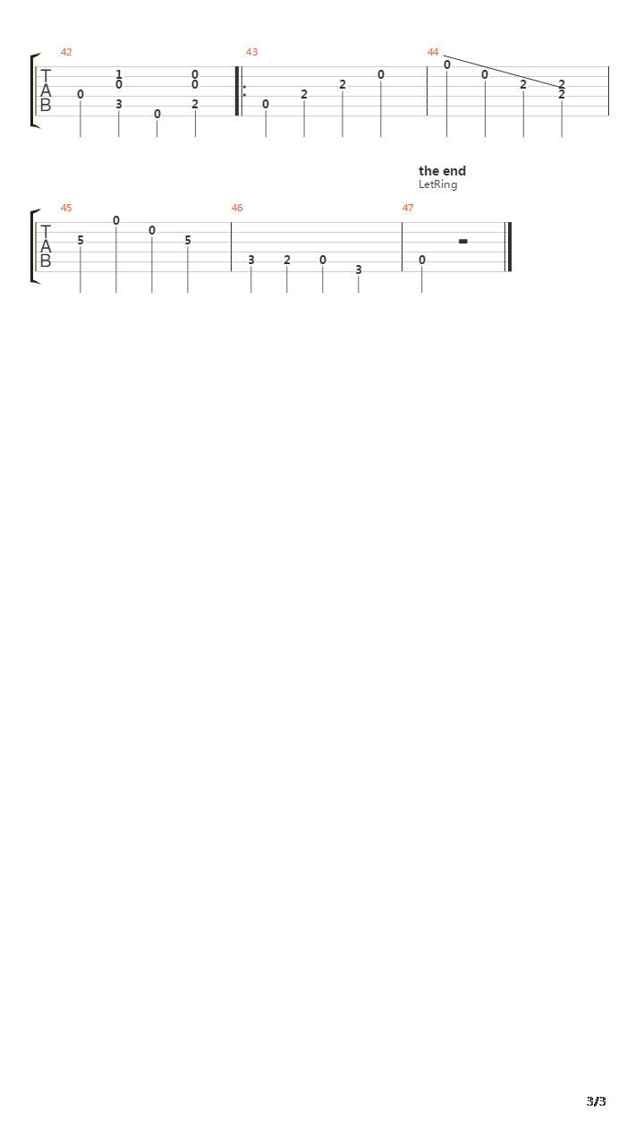 Patterns In The Ivy吉他谱