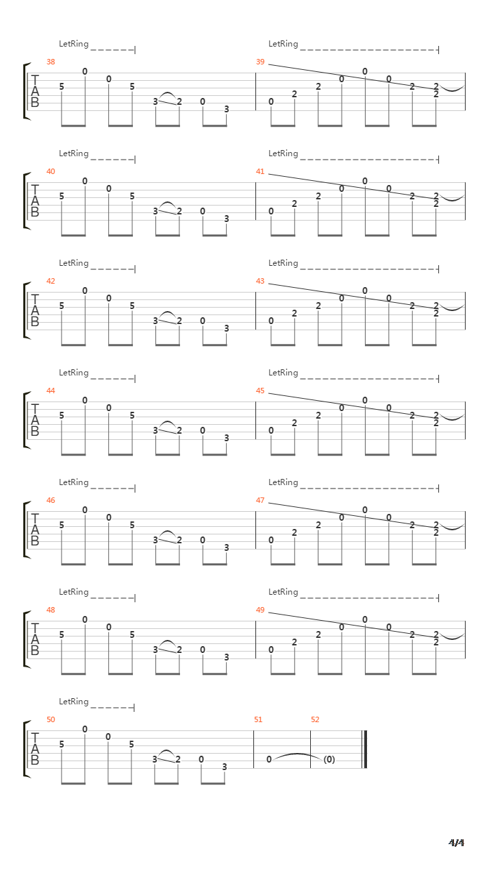 Patterns In The Ivy吉他谱