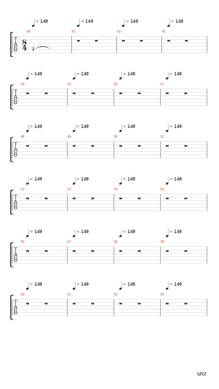 The Apostle In Triumph吉他谱