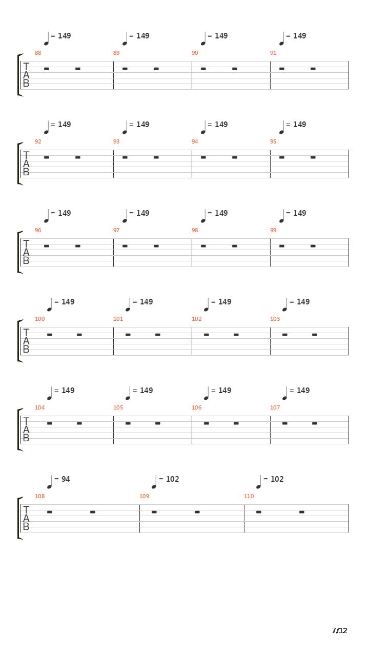 The Apostle In Triumph吉他谱