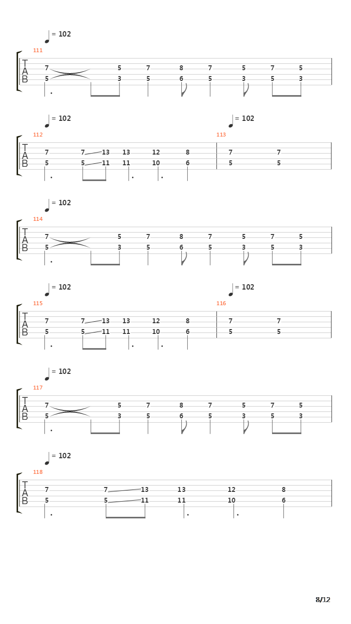 The Apostle In Triumph吉他谱