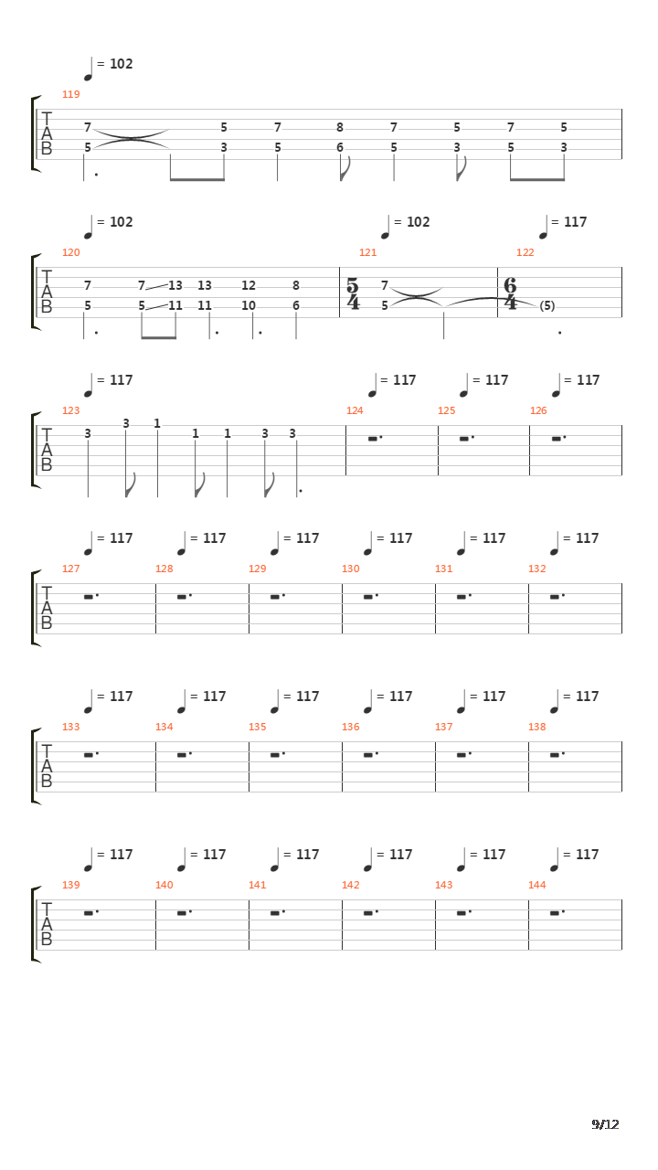 The Apostle In Triumph吉他谱