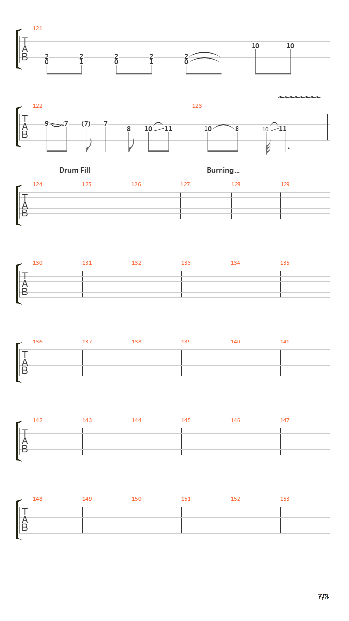 The Lines In My Hand吉他谱