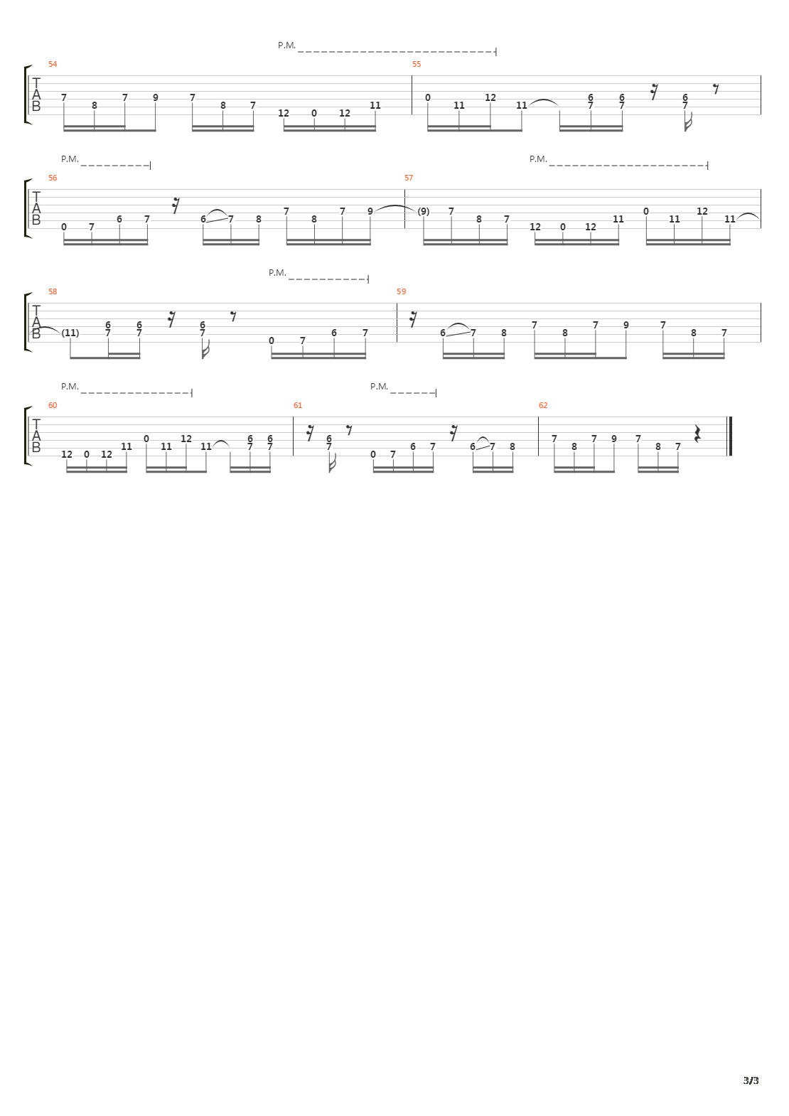 Throat Of Winter吉他谱