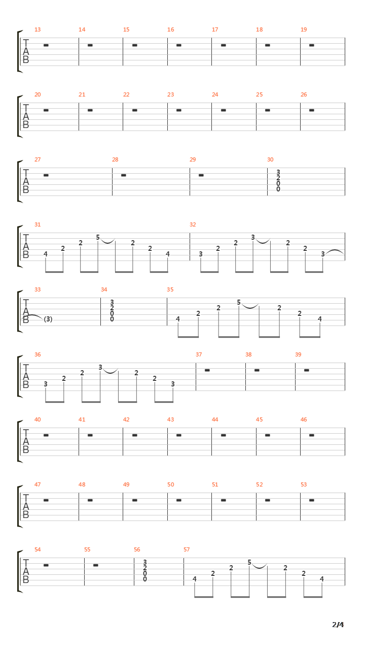 Avh吉他谱