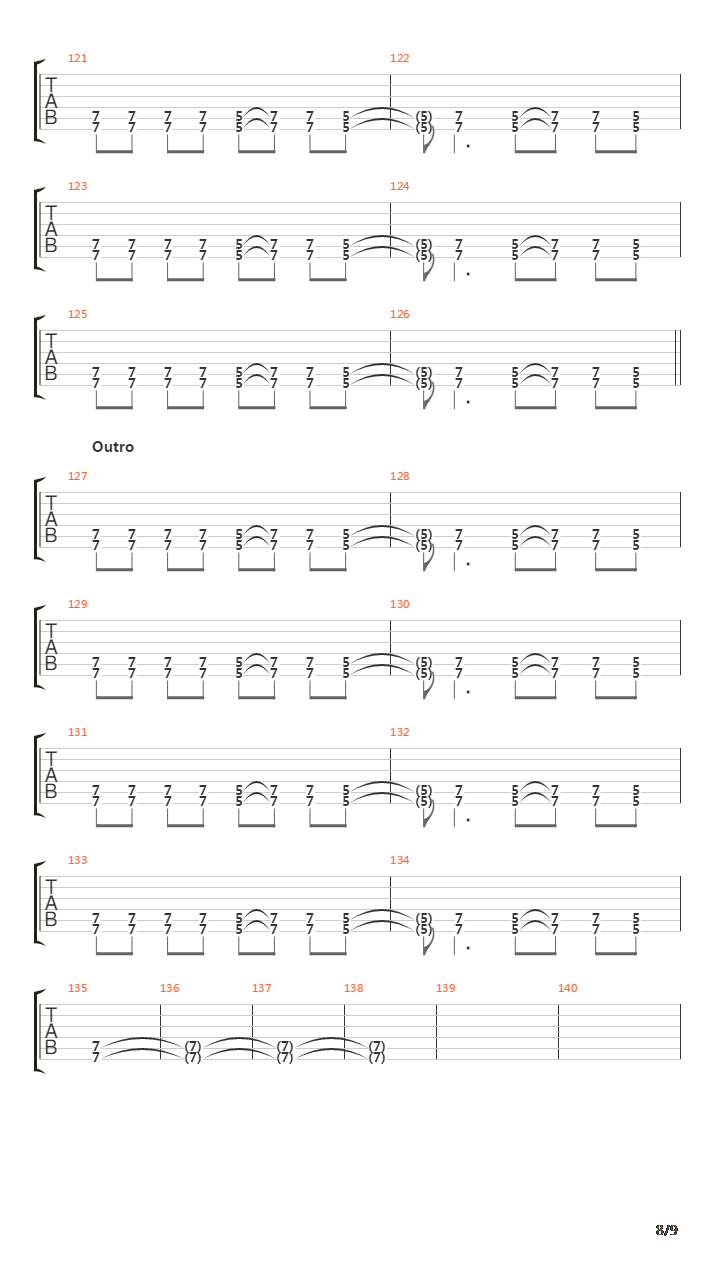 Countdowns Begun吉他谱