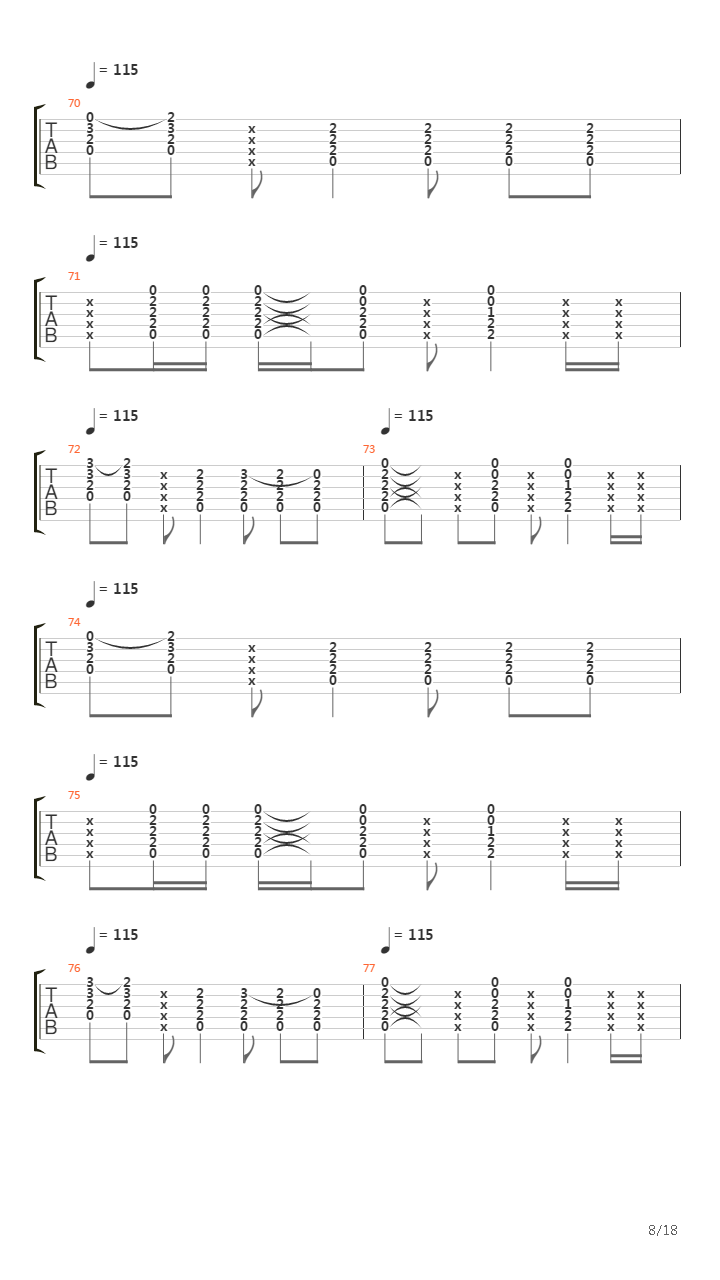 Crazy Train吉他谱