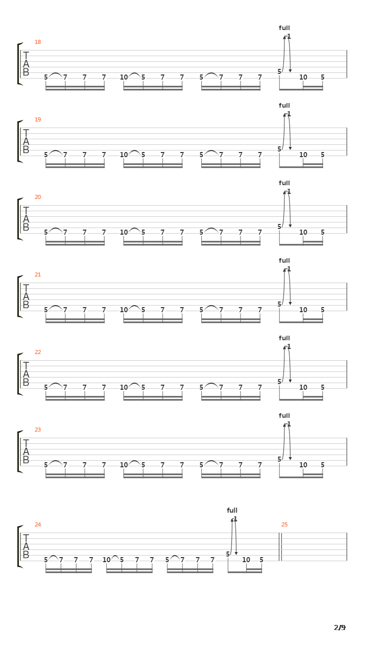 Crucify吉他谱