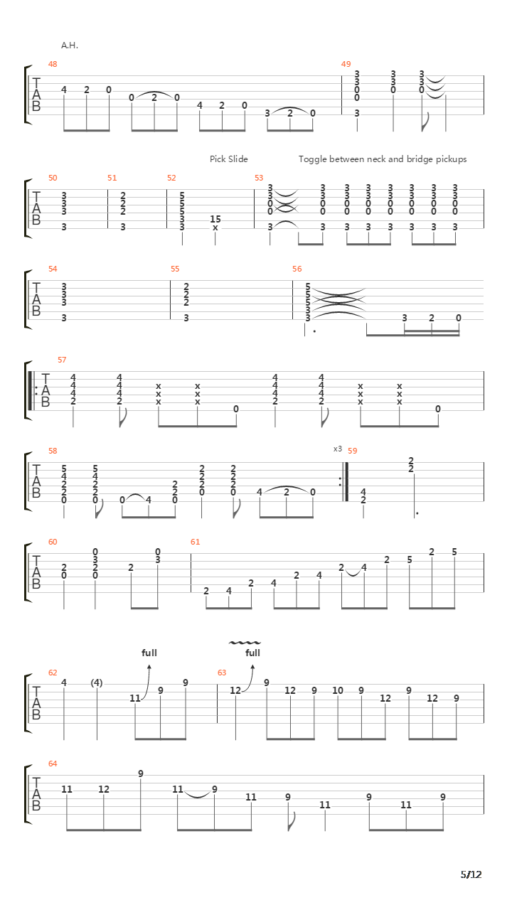 Sato吉他谱