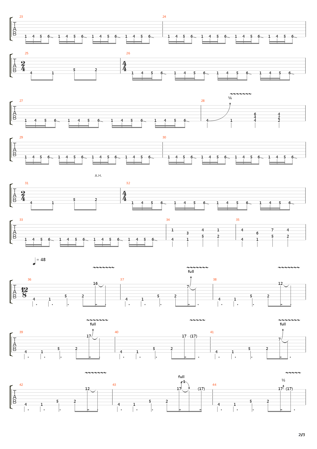 13 Steps To Nowhere吉他谱