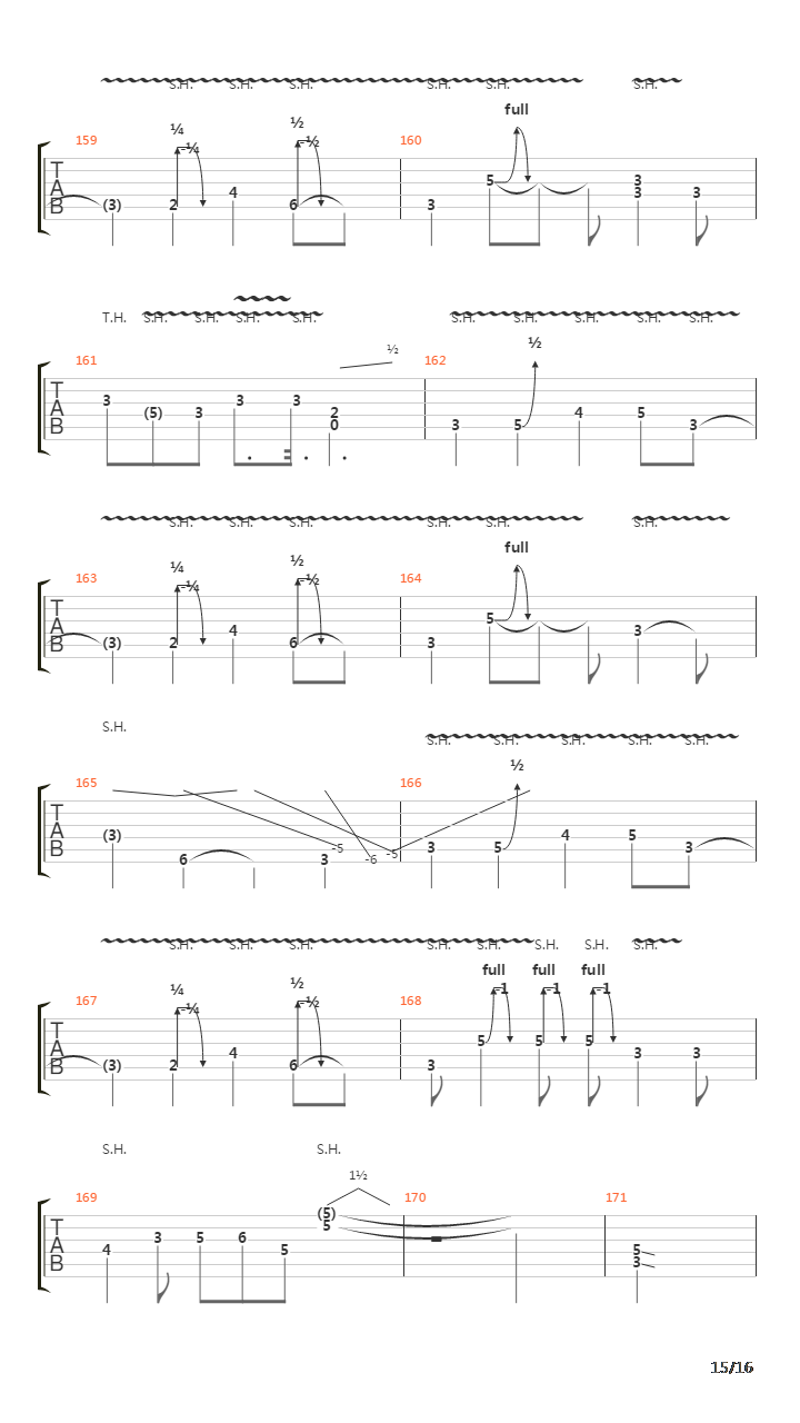 Hard Lines Sunken Cheeks吉他谱