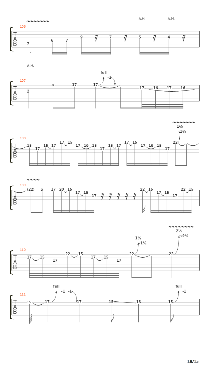 Hard Lines Sunken Cheeks吉他谱