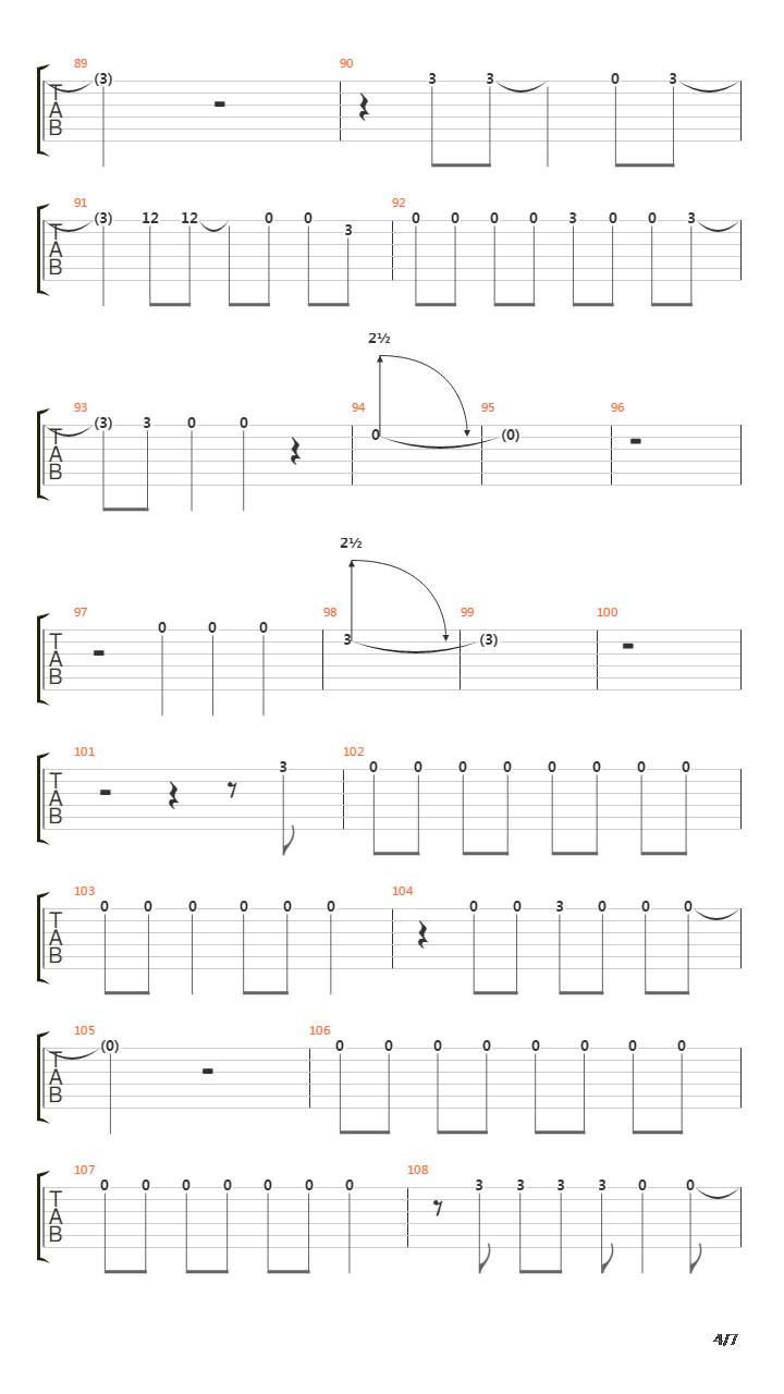 Heresy吉他谱