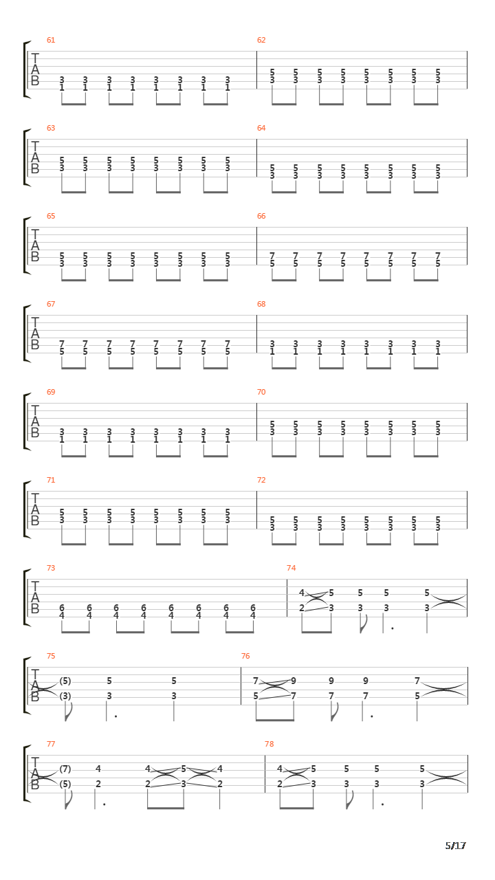 The Beginning吉他谱