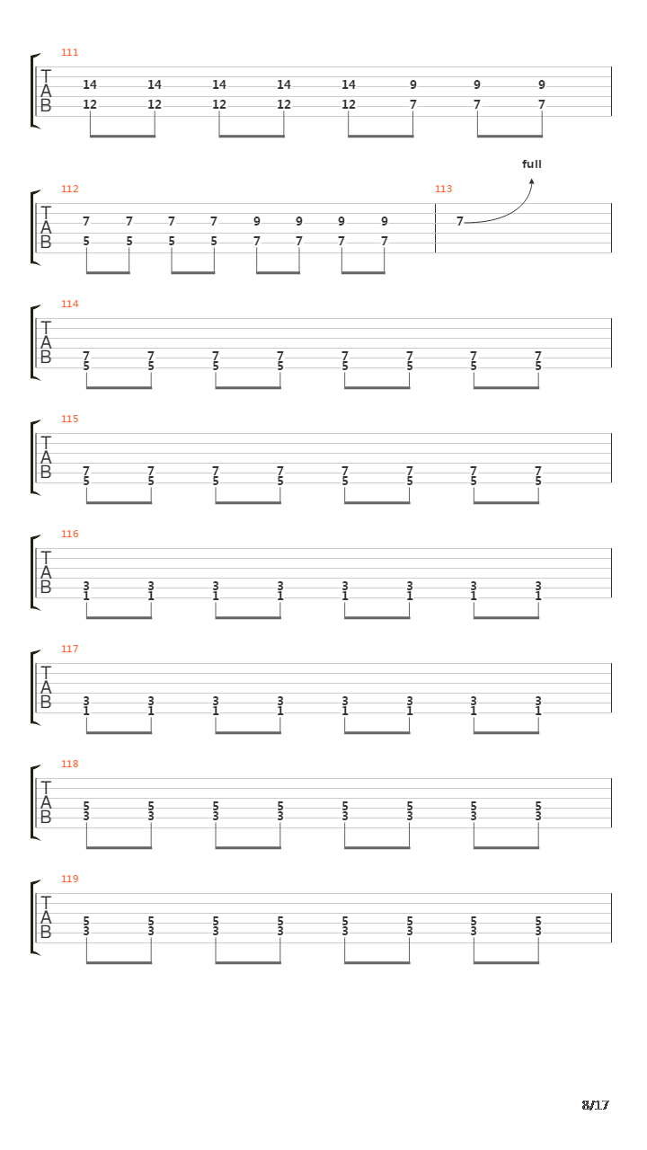 The Beginning吉他谱