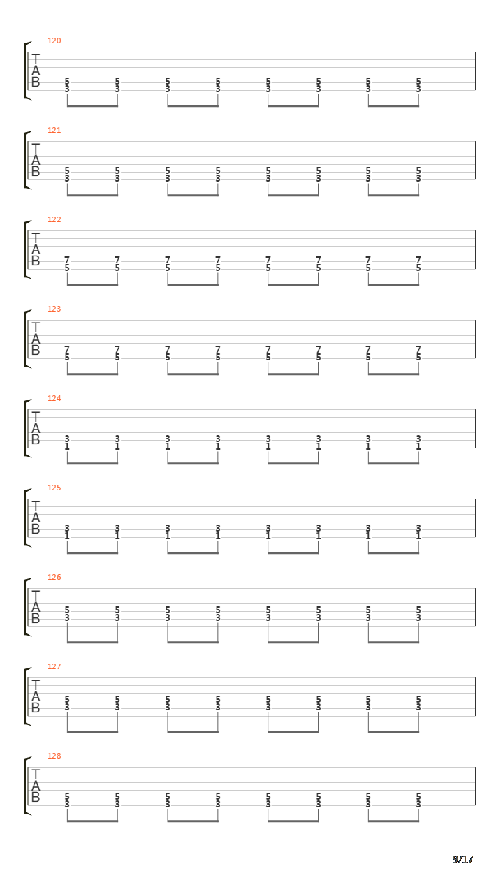 The Beginning吉他谱