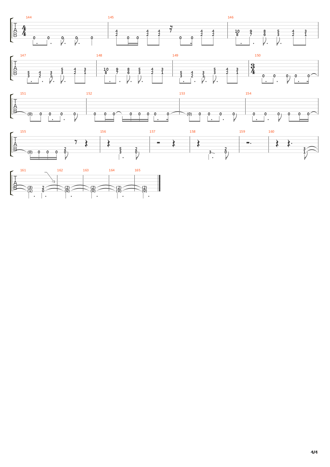 In A Hole吉他谱