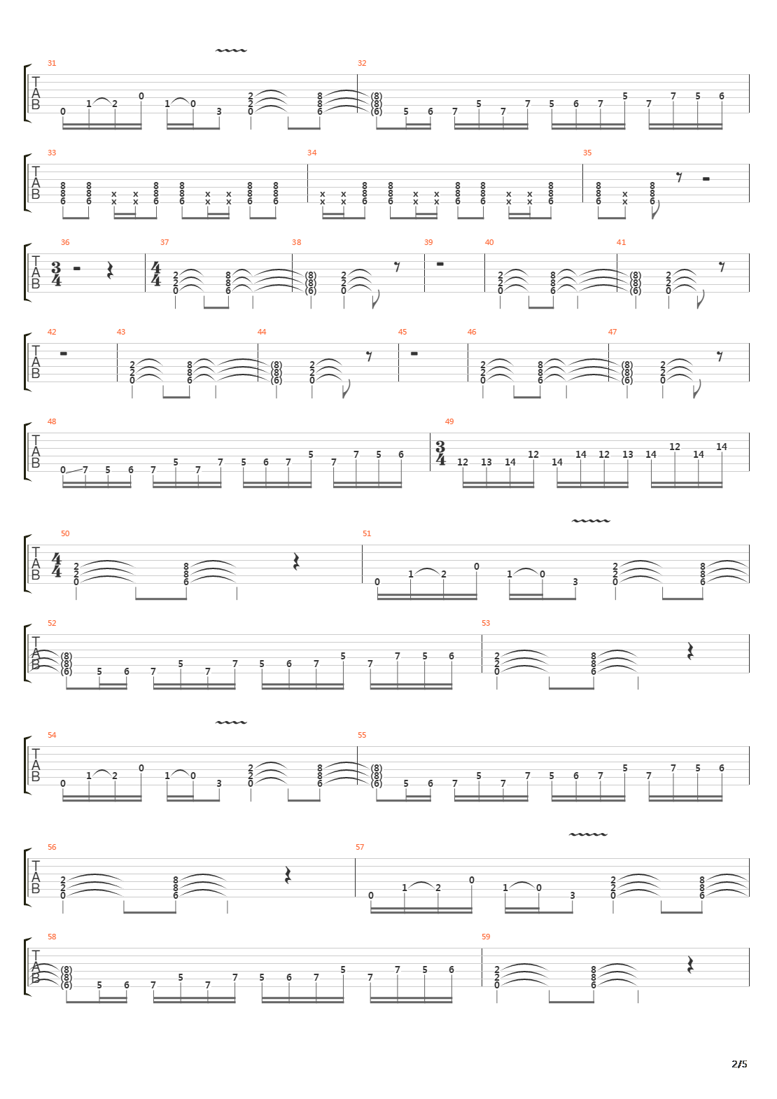 Steps To Nowhere吉他谱