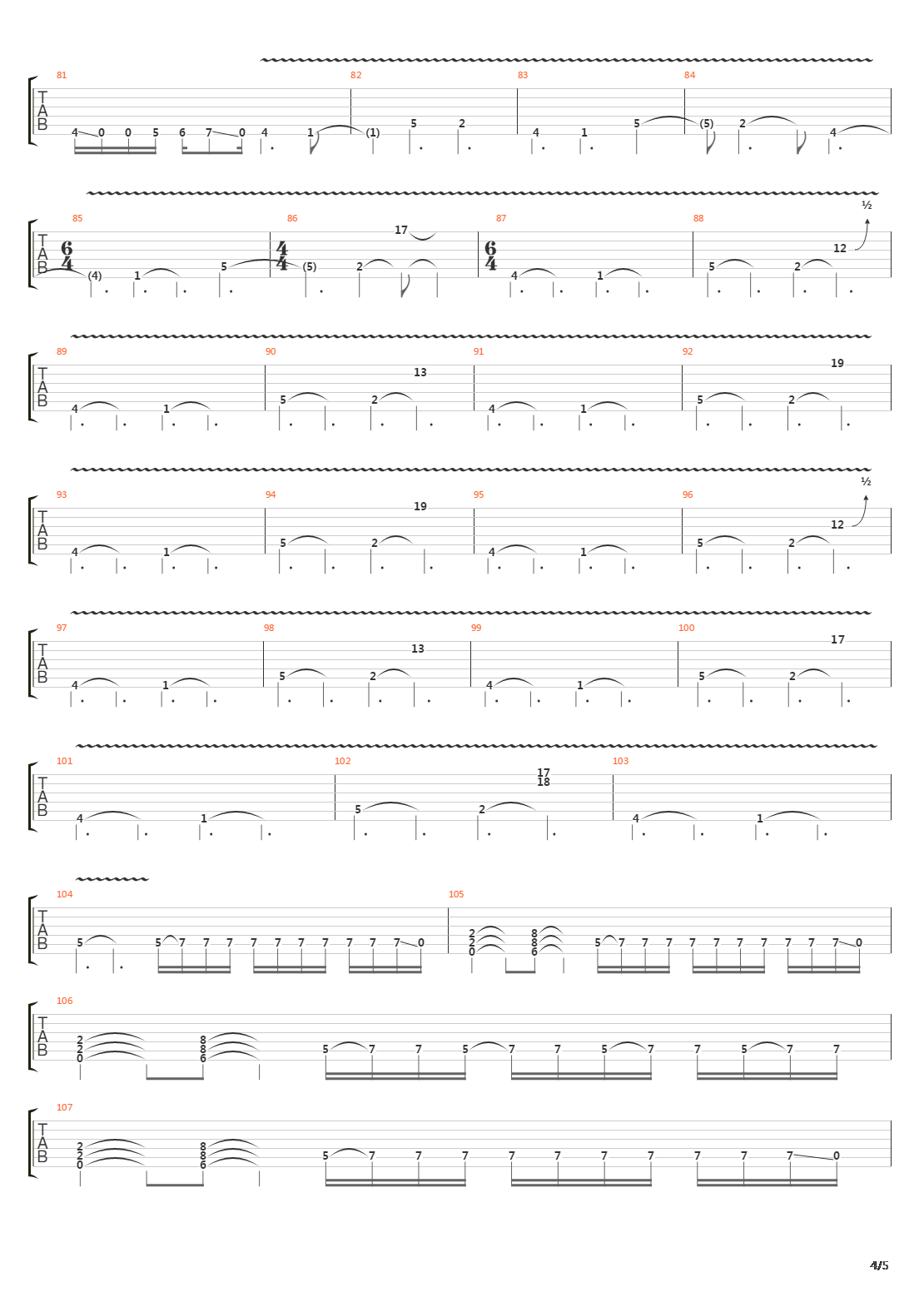 Steps To Nowhere吉他谱